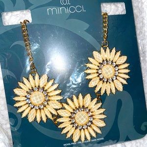 🌻 Beautiful Sunflower Statement Necklace 🌻